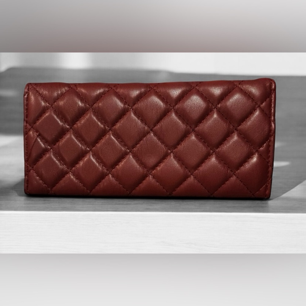 Badgley Mischka-Quilted Faux Leather Long Wallet- stylish, sleek & compact
#N045 - Picture 3 of 5